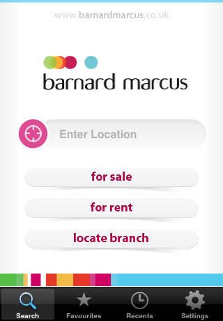 Real Estate application interface
