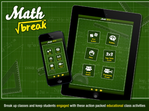Math Entertainment iOS application interface