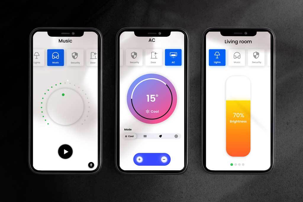Smart Home application interface