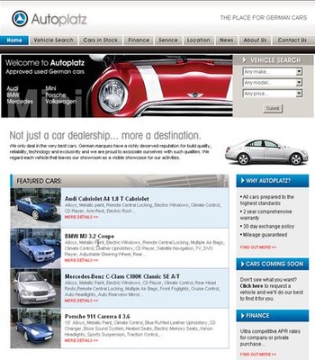 Car sales website