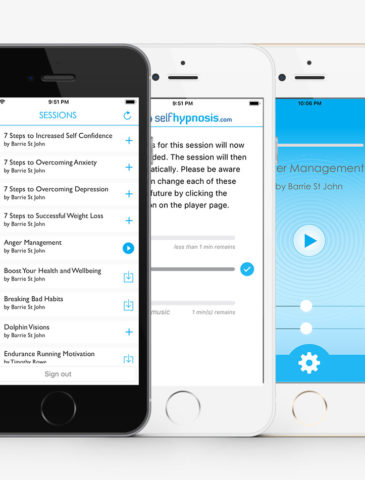 Selfhypnosis mobile application
