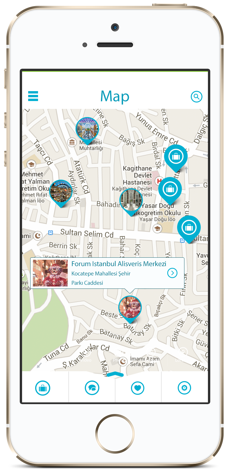 Shopping mobile application